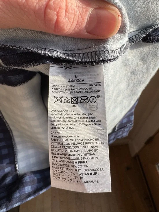 BANANA REPUBLIC Gingham Midi Dress - Picture 12 of 15